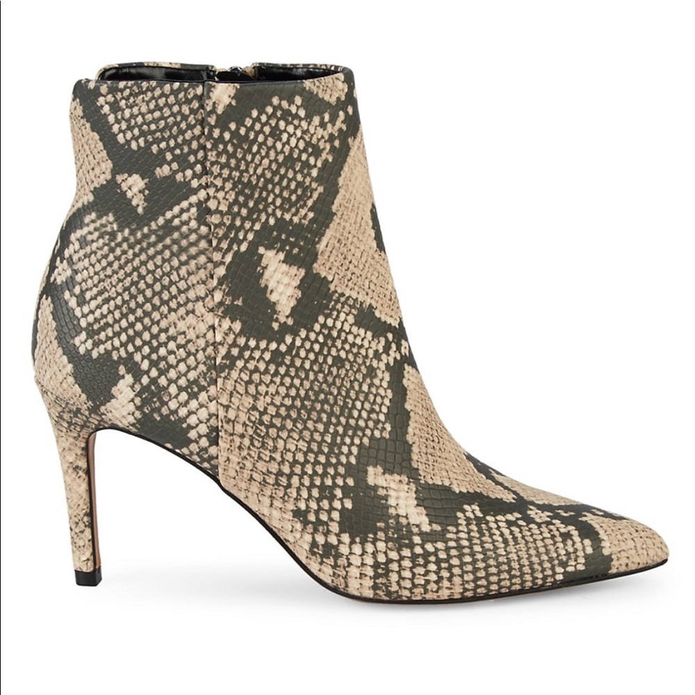 Steve Madden snake skin booties